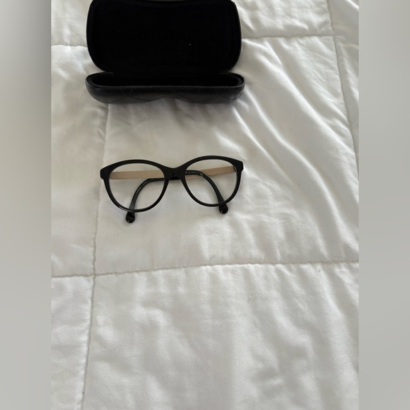 CHANEL Accessories - CHANEL Black Glasses